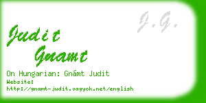 judit gnamt business card